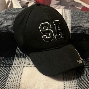 Black SA Logo Baseball Cap
